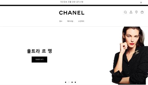 Chanel korea website